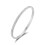 Philip Jones Jewellery Channel Set Bangle Created with Zircondia Crystals 1