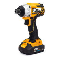 JCB 18V Brushless Combi Drill, Impact Driver & Hammer Drill Kit, 2 x 2Ah Li-Ion Batteries, Charger, 26'' Kit Bag 21-18BL3PK-2