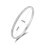 Philip Jones Jewellery Channel Set Bangle Created with Zircondia Crystals 6