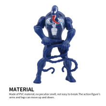 (Blue) Venom Action Figure Model lifelike image Fun Toys Child Birthday Festival Gift