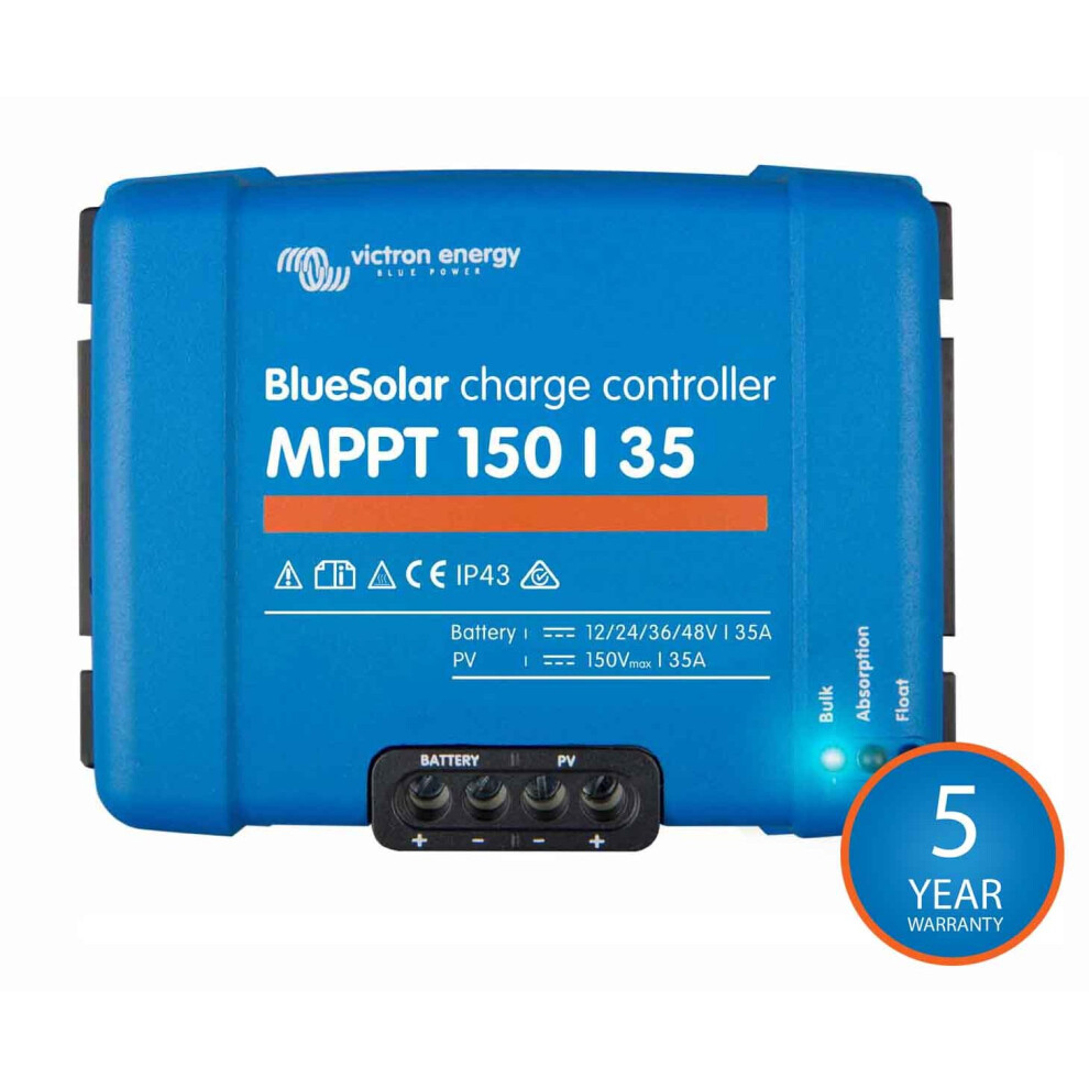 Victron Bluesolar Mppt 150V 35 Amp 12/24/36/48Vsolar Charge Controller 8719076025559