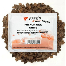 Youngs French Oak Chips Home Brew Wine Making Oak Additive 30g
