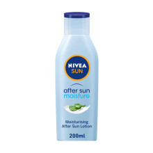 Nivea Sun Moisturising After Sun Lotion Cream Cooling Moisturiser, Naturally Soothing After Sun Care with 24-Hour Effectiveness 200ml