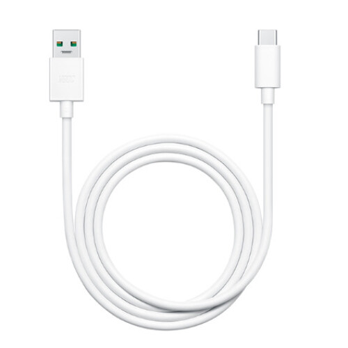 OPPO Official Oppo DL152 Fast Charging 10A USB Type C to USB Type A Data Cable - White