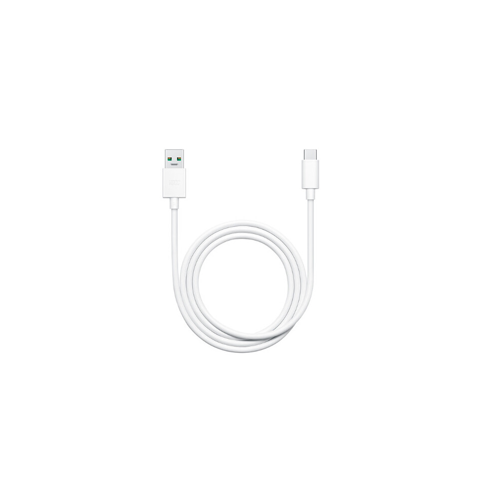 Official Oppo DL152 Fast Charging 10A USB Type C to USB Type A Data Cable - White