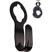 DIVCHI Expandable Hose Pipe Holder – Wall-Mount, Rust-Free PVC, No Assembly, Fits 25-100 ft Hoses, Prevents Crimps & Tangles (22x9 cm)