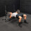 GYM MASTER Adjustable Barbell Squat Rack Spotter Stands Bench Weight Power Rack 4