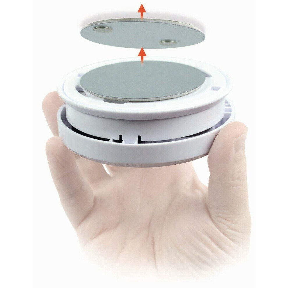 Nedis Smoke Fire Alarm Detector Magnetic Easy Install Plate. 5412810269235