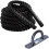 (9M) GYM MASTER Battle Rope with Hoop Wall Anchor 1