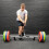 GYM MASTER Full Double Barbell Deadlift Loading Jack with HDPE Padding 2