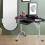 Costway Portable Nail Table Station Manicure Tech Desk Nails Art Table Set 7