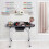 Costway Portable Nail Table Station Manicure Tech Desk Nails Art Table Set 8