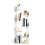 Casart 8 Tier Bookshelf Storage Display Floor Standing Bookcase 3