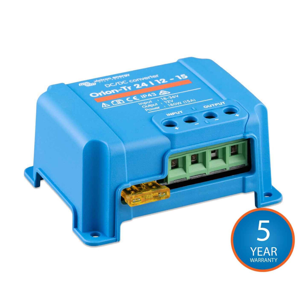 Victron Energy Orion-Tr Ip43 24/12Volt 15 Amp 180-Watt Dc/Dc Converter 8719076022930