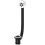 SPARES2GO Bath Combination Waste Overflow Plug & Chain 40mm 1.5" (Silver) 5