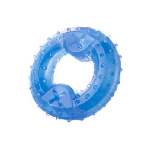 Rubber Dog Chew Toy Cooling Freezer Ring Medium for Teething Petface