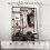 Costway Industrial Coat Rack w/Entryway Bench Hall Tree w/Bench & Shoe Storage 5