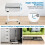 Costway Rolling Overbed Table Portable Bedside Table Laptop Desk Tilt Top 8