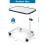 Costway Rolling Overbed Table Portable Bedside Table Laptop Desk Tilt Top 2