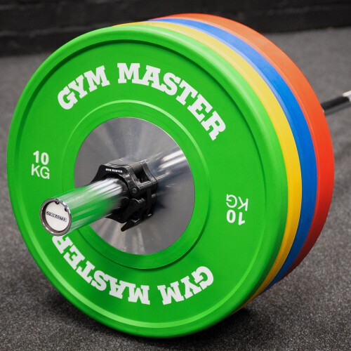 GYM MASTER 50mm 2" Olympic Weight Barbell Bar Locking Clamp Collars with Quick Release 2
