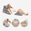 Costway 4pcs Bed Wedge Pillow Post Surgery Memory Foam Fill Pillow Set 10