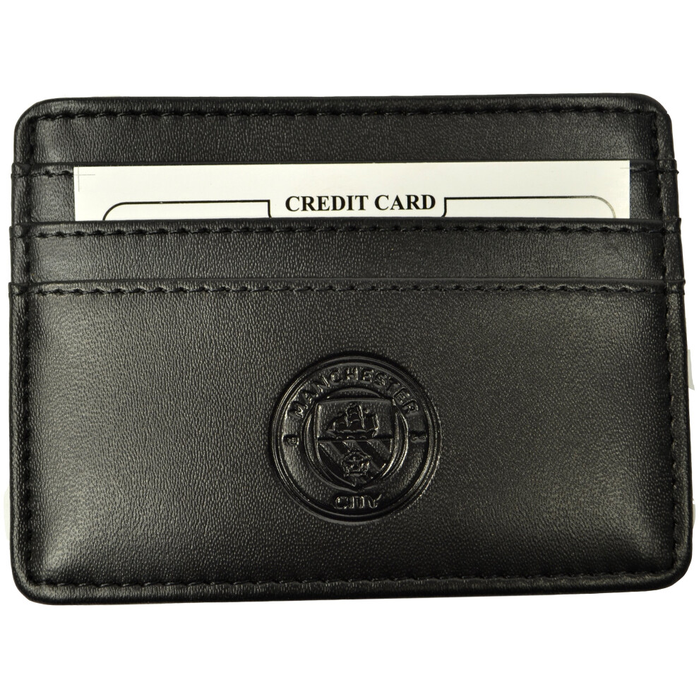 Manchester City Fc Man City Fc Credit Card Wallet Black