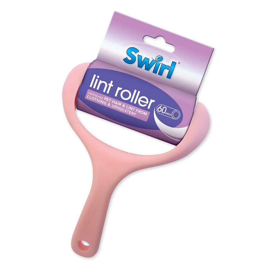 Swirl Sticky Lint Roller Clothes Pet Hair Remover Fluff Dust Lint 60 Sheets