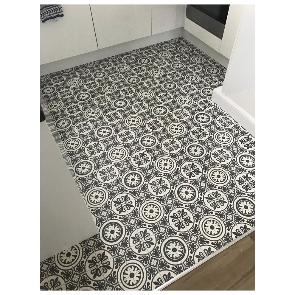 (4WX6L) Lifestyle Floors Lisbon 909D Designer Effect Slip Resistant Vinyl Flooring