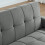 (Grey) 2 Seater Sofa Bed 3-in-1 Pull out Recliner Sleeper 9