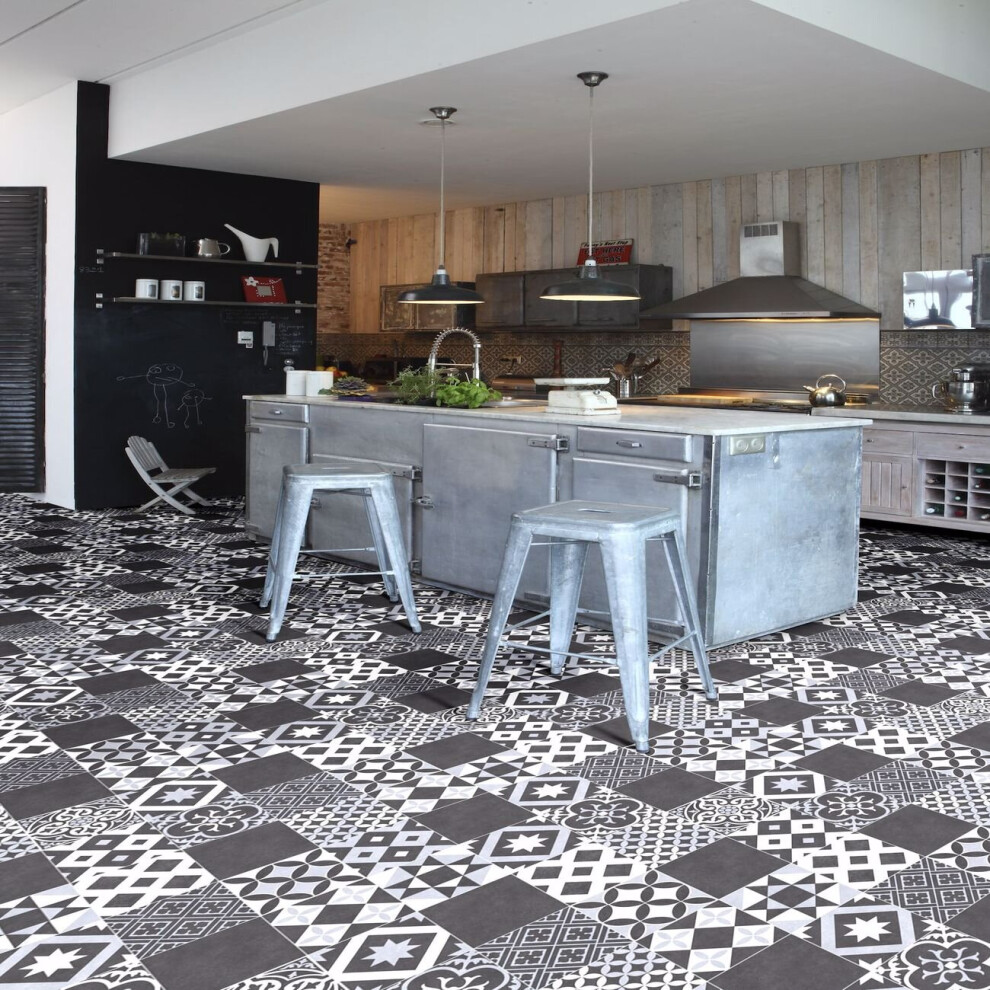 Photos - Area Rug  Lifestyle Floors 990D Designer Effect Slip Resistant Vinyl Flooring(4WX5L)
