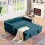 (Green) 2 Seater Sofa Bed 3-in-1 Pull out Recliner Sleeper 3