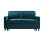 (Green) 2 Seater Sofa Bed 3-in-1 Pull out Recliner Sleeper 7