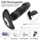 Wireless Remote Telescopic Vibrator for Men Women?Black? 5