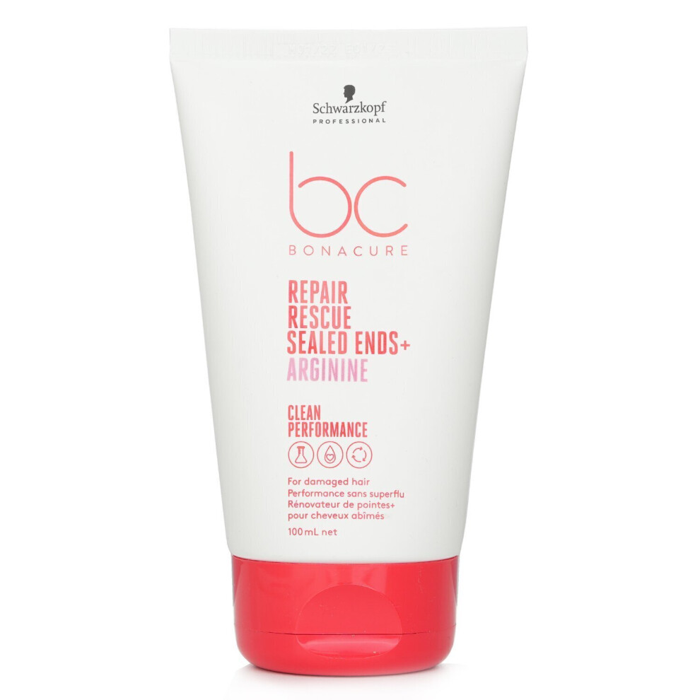 Schwarzkopf-BC Repair Rescue Sealed Ends+ Arginine (For Damaged Hair-100ml/3.38oz
