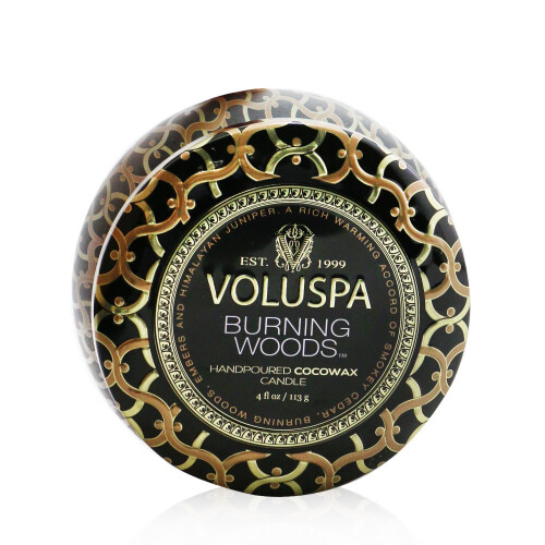 Voluspa Voluspa-Mini Tin Candle - Burning Woods-113g/4oz