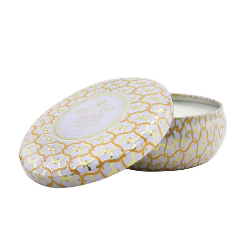 Voluspa Voluspa-3 Wick Decorative Tin Candle - Italian Bellini-340g/12oz