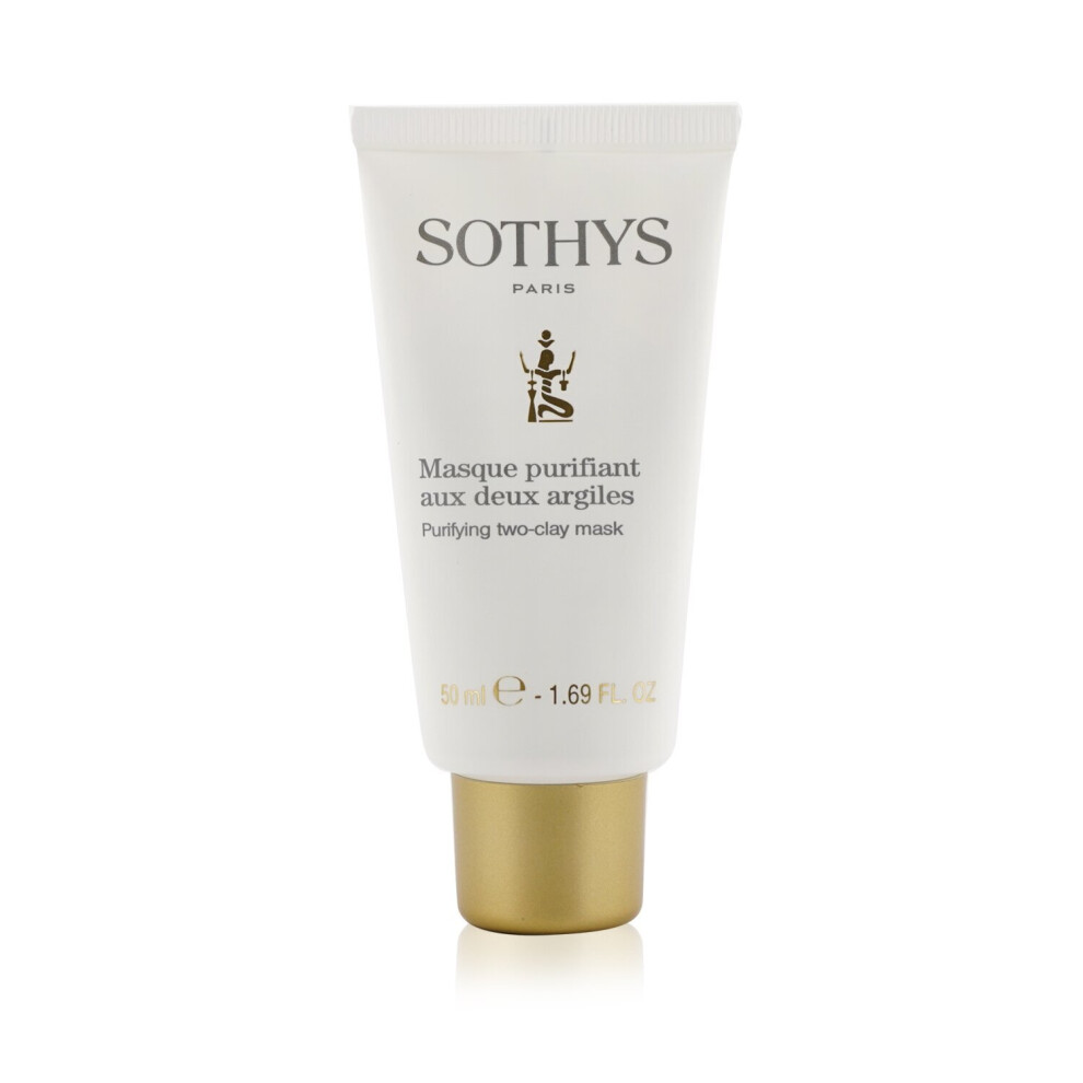 Sothys Cream -Purifying Two-Clay Mask-50Ml/1.69Oz