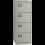 Bisley Filing Cabinet with 4 Lockable Drawers AOC4 Grey 2