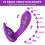 Powerful Penis Ring Vibrator ,Delay Ejaculation G-Spot Vaginal Anal Stimulator(Purple) 2