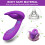 Powerful Penis Ring Vibrator ,Delay Ejaculation G-Spot Vaginal Anal Stimulator(Purple) 3