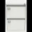 Bisley Filing Cabinet with 2 Lockable Drawers AOC2 White 2