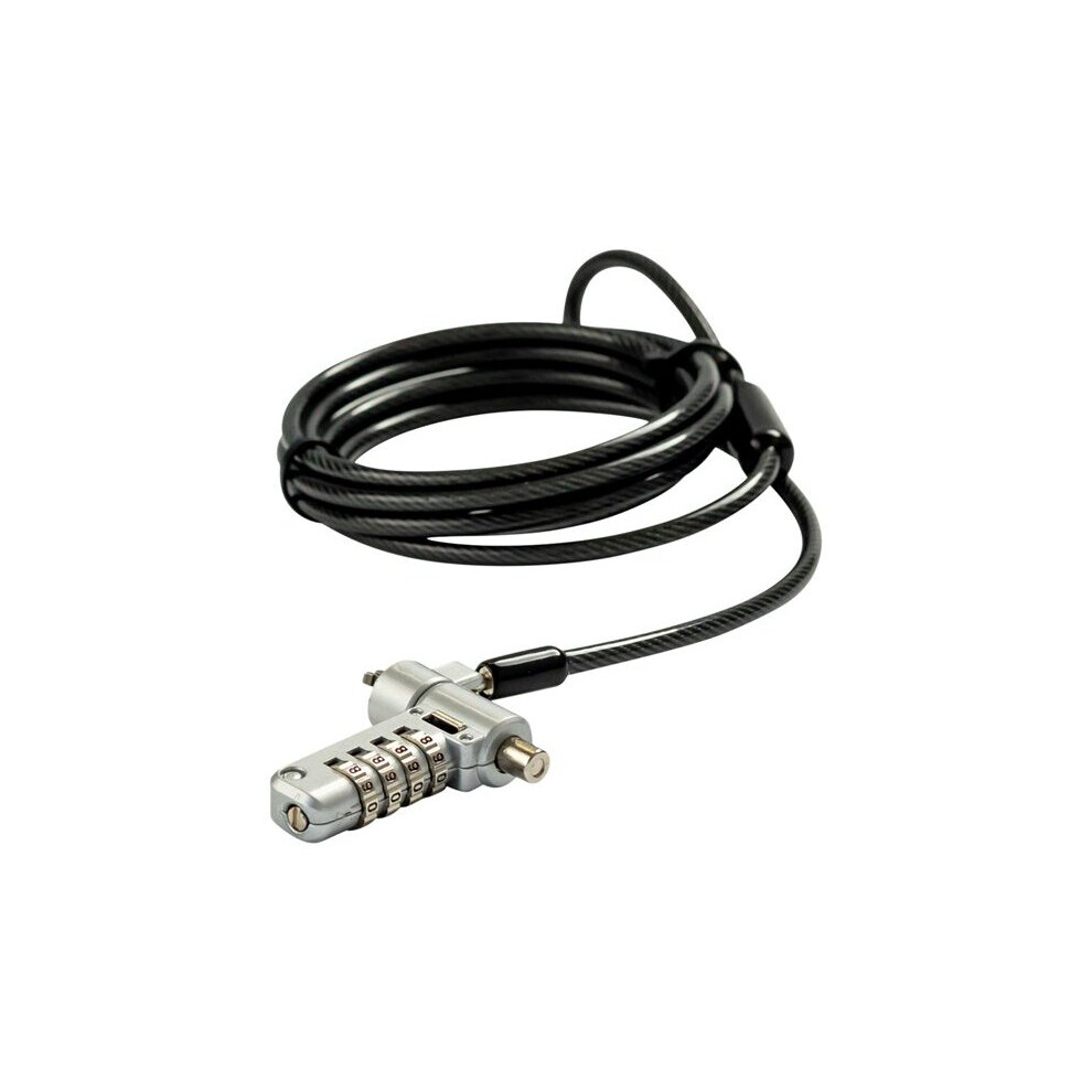 Techair - Security Cable Lock - Silver - 2 M 5060369675467