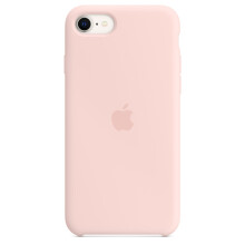 iPhone SE Silicone Case Chalk Pink - Soft-Touch Protection