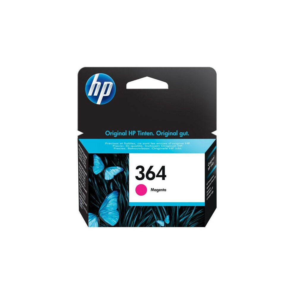 Hp 364 - Dye-Based Magenta - Original - Ink Cartridge Pink