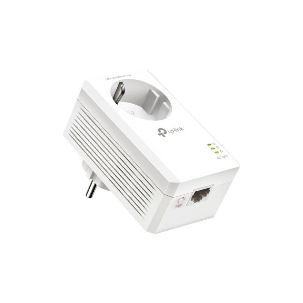 Tp-Link Powerline Tl-Pa7017p Av1000 Gigabit Passthrough - Starter Kit - Bridge - Wall-Pluggable