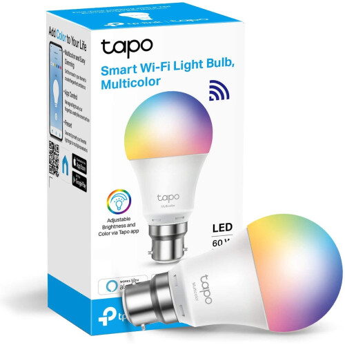 TP-LINK Tapo Smart Wi-Fi Light Bulb Multicolor