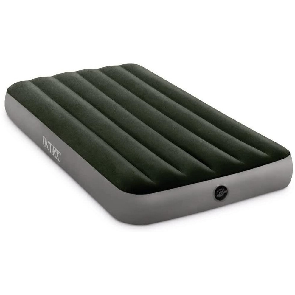 Intex TWIN DURA-BEAM PRESTIGE AIRBED WITH BATTERY PUMP 39" x 75" x 9"