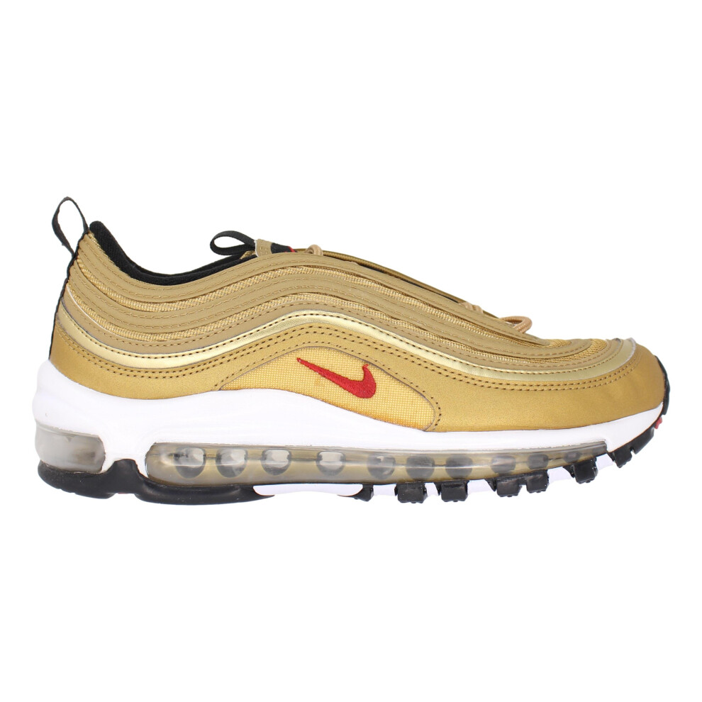 (5.5) Nike Air Max 97 QS Metallic Gold/Varsity Red 918890-700 Grade-School