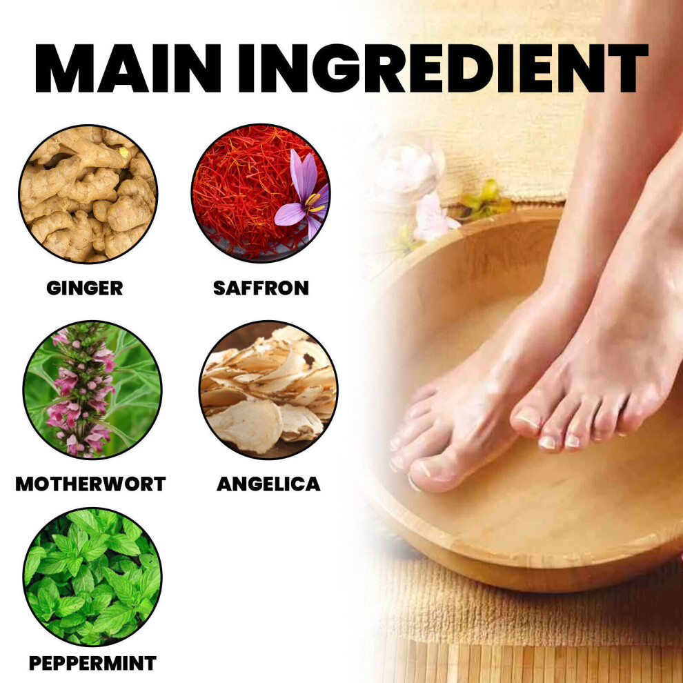 Mdsrjone Herbal Detox&Shaping Cleansing Foot Soak Beads, Body Detox Foot Soak,10Pcs