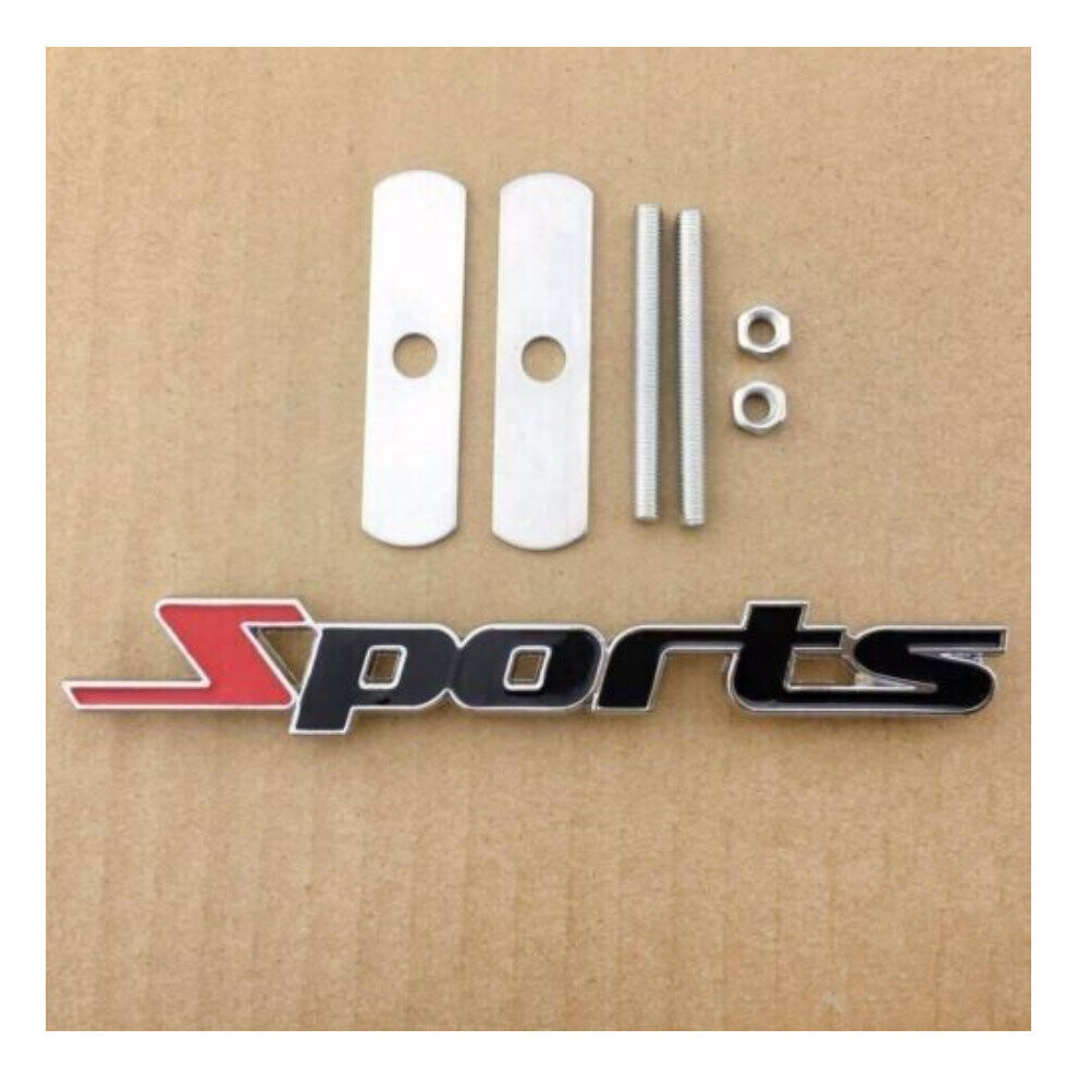 Racing Sport Word Letter Logo Front Grille Emblem Badge 5701510951114